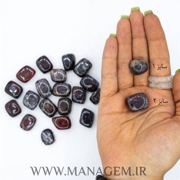 سنگ جاسپر دراگون بلاد تامبل شده