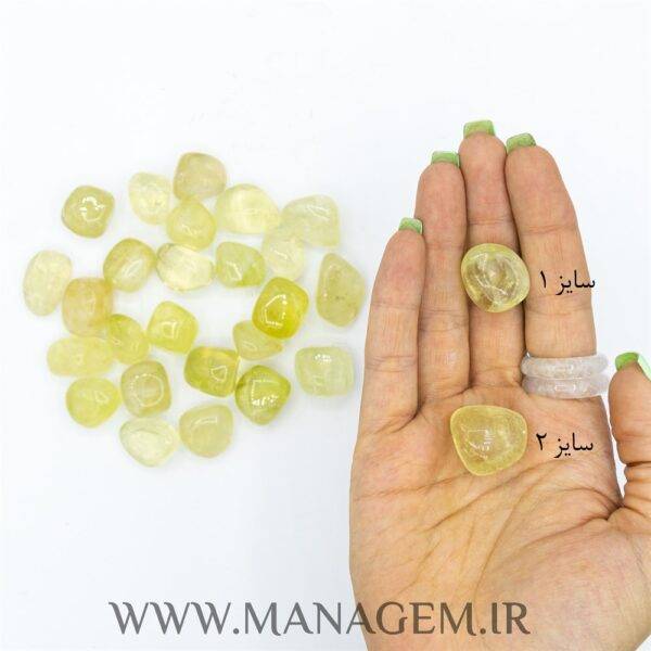 سنگ کوارتز لیمویی تامبل شده