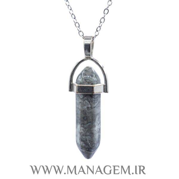گردنبند منشور سنگ جاسپر پیکاسو