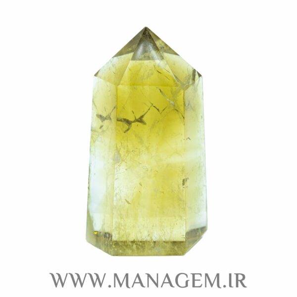 منشور سنگ کوارتز لیمویی