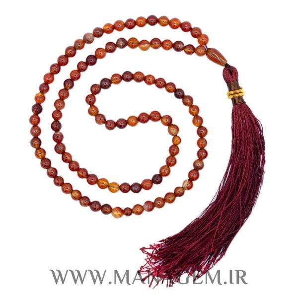 تسبیح کارنلیان ۱۰۱ عددی