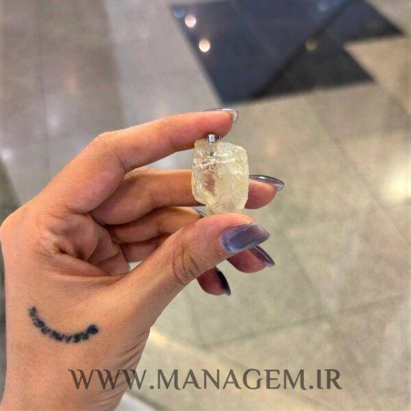 گردنبند راف کوارتز لیمویی