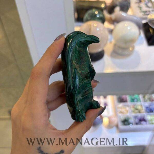 مجسمه پنگوئن مالاکیت